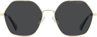 Polaroid PLD 4205/G/S/X Zonnebril - Dames - Zonnebrillen - Geel - 56 MM - Accessoires