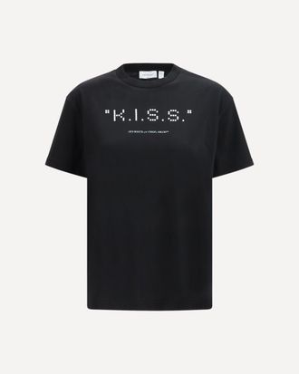 Off-white Kiss Quote T-shirt Female XS