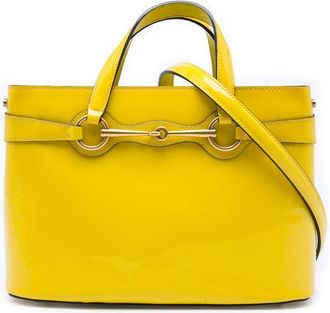 Gucci Pre-owned Gucci Patent Bright Bit Satchel Ladies QX3BUV2K21SBXX8H