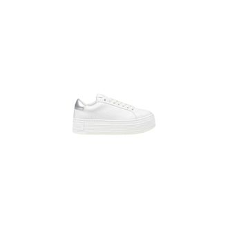 Calvin Klein Jeans Leather Sneaker Womens Collection Spring/Summer - female - Calvin Klein Jeans - Sneakers - Gray - 5 UK - Shoes