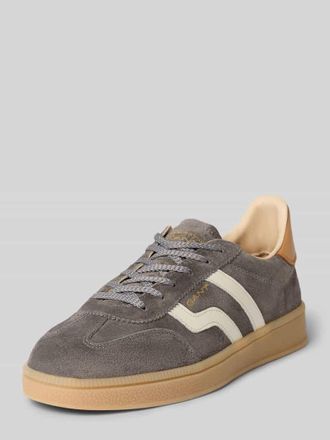 GANT Sneaker aus reinem Leder Modell Cuzima in Mittelgrau, Gr&ouml;&szlig;e 36