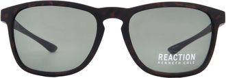 Kenneth Cole Reaction Green Rectangular Mens Sunglasses KC2834 52N 56