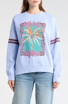 Billabong Echo Crewneck Sweatshirt in Twilight Blue at Nordstrom, Size X-Large