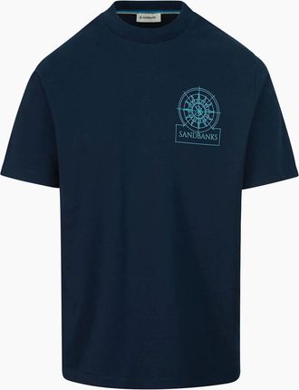 Sandbanks Mens SANDBANKS SONAR T-SHIRT NAVY - Size: 40