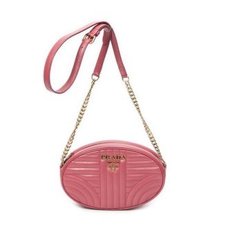 Prada Oval Chain Crossbody Schoudertas
