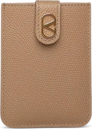 Valentino Garavani Portafoglio bi-fold con applicazione - Toni neutri