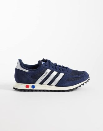 adidas Originals LA - Sneakers blu navy e argento