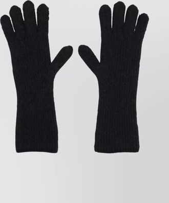 Jacquemus ribbed knit gloves