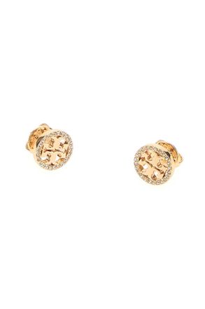 Tory Burch Womens Gold Metal Icon Earrings 783 Brass