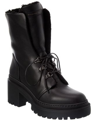 Giuseppe Zanotti Martini 50 Leather Platform Boot