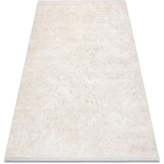 RugsX Alfombra Moderna Duke 51541 Crema - Geom&eacute;trico, Estructurada, Muy Suave, Flecos Beige 140x190 Cm