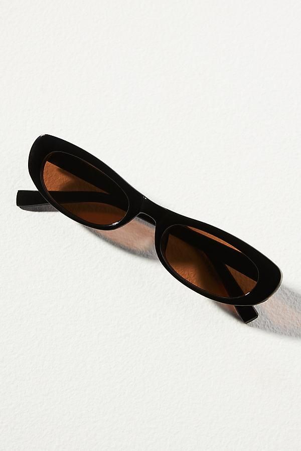 Quay Tell Me More 54mm Square Sunglasses in Black/smoke at  display picture 1