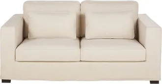 Maisons du monde Sof&aacute; de 2/3 plazas de tela beige