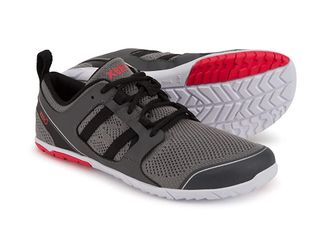 Xero Shoes Zelen Mens Shoes Dark Gray/Red : 10.5 M