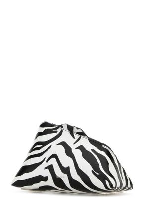 The Attico Whiteblack Clutch