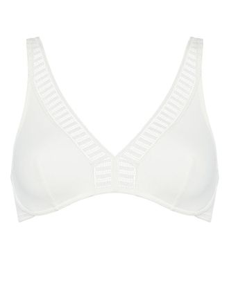 Eres Valérie triangel bh met print - Wit