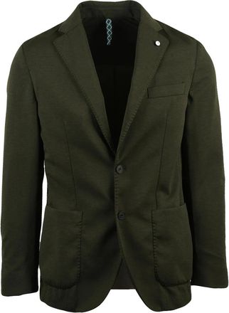 L.B.M. 1911 Stretch Fabric Casual Jacket with Notch Lapels