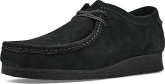 Clarks Wallaston Low Mens Shoes Black Suede : 11.5 D - Medium, Leather