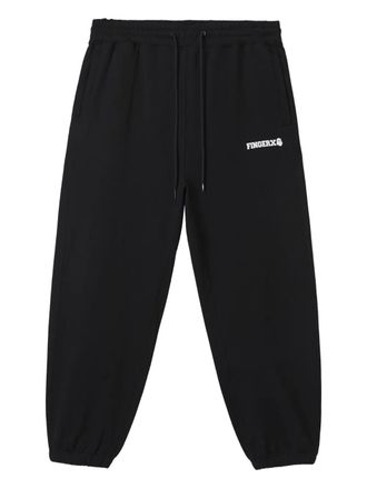 Fingercroxx Broek met logodetail - Zwart