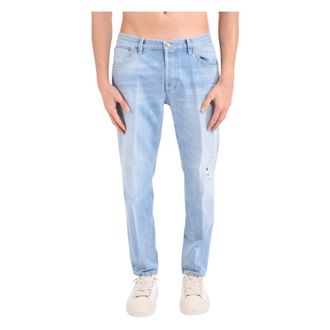 Dondup Loose-fit Jeans, male, Blue, Size: W35 Slim-fit Jeans