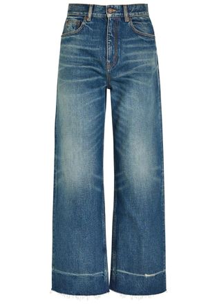 Chlo&eacute; Distressed Straight-leg Jeans - Denim - 27 (W27 / UK8-10 / S)