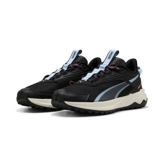 Puma Laufschuh PUMA EXTEND LITE TRAIL, Damen, Gr. 38,5, schwarz (puma schwarz, haute tropic), Textil, Schuhe Laufschuh