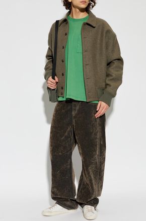 Marni T-shirt With Pocket, Mens, Green