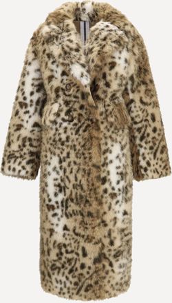 Sword 6.6.44 Cappotto in eco pelliccia leopardato Woman 42