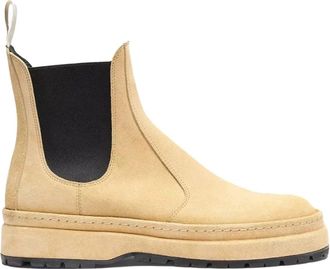 Jacquemus Chelsea Boots - Heren - Chelseaboots - Beige - 44 EU - Leer - Schoenen