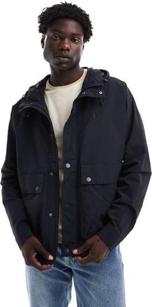 Fred Perry Mens short parka jacket in navy - Blue - Size X-Small