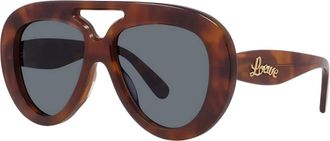 Loewe 1Lic 52R0A - unisex - Zonnebrillen - Veelkleurig - 55 MM - Accessoires