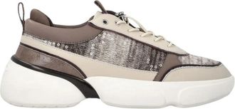 Pinko Alba 05 Sneakers - Dames - Sneakers - Beige - 37 EU - Schoenen
