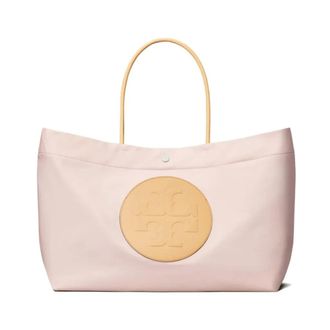 Tory Burch Tory Burch, Tote Bags, female, Pink, Size: ONE SIZE Ella Twist Large Tote Bag
