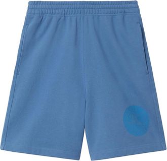 Burberry Shorts EKD-Badge in cotone - Blu