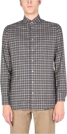Lardini ipalbo Shirt - Heren - Casual Overhemden - Veelkleurig - XL - Katoen - Overhemden