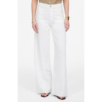 Madewell Airy Denim Superwide Leg Jeans in Tile White at Nordstrom Rack, Size 25