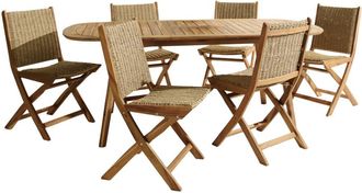 Macabane Conjunto de jard&iacute;n para 6 personas Phuket