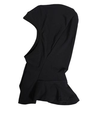 Dolce & Gabbana Mens Black Nylon Elastane Balaclava Hood Face Cover Hat