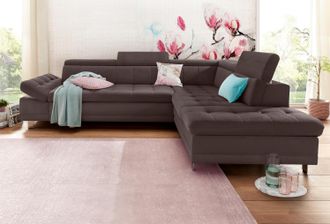 Sit&more Ecksofa »Limit L-Form« wahlweise mit Bettfunktion und Bettkasten