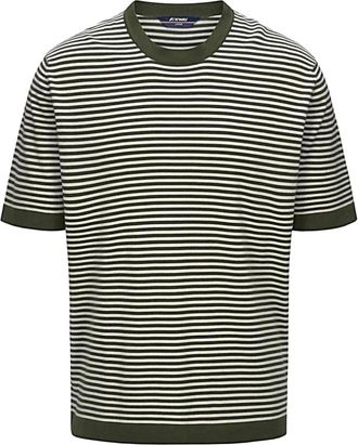K-Way T-shirt - Heren - Ronde hals truien - Groen - S - Truien & Vesten