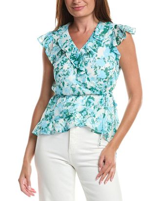 CeCe by Cynthia Steffe Cece Ruffle Wrap Top