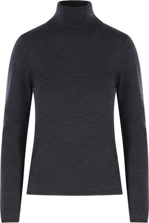 Zanone turtleneck top - women - Virgin Wool/Polyamide - 44 - Grey