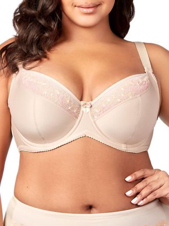 Elila Womens Blossom Side Support Balcony Bra