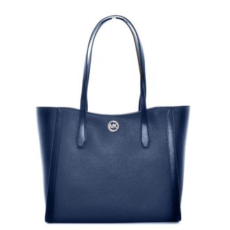 Michael Kors Blue Canvas Tote Womens Bag