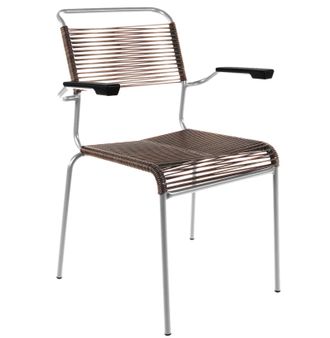 Schubiger M&ouml;bel Spaghetti-Stuhl S&auml;ntis mit Armlehnen