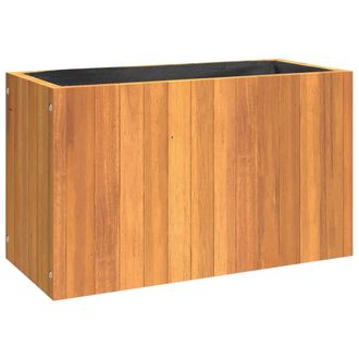 vidaXL Jardinera De Madera Maciza De Acacia 59x27,5x35 Cm Vidaxl