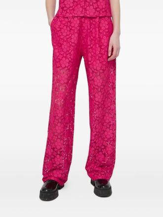 Desigual Pantaloni a fiori - Rosa