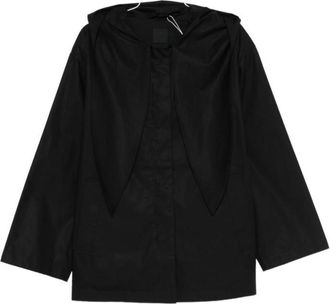 Toteme Black Solid Hood Jacket