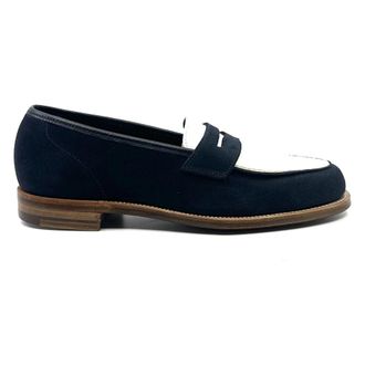 Crockett & Jones Schoenen, Dames, Blauw, 41 EU, Leer, Lilou Loafer