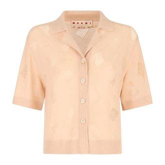 Marni Cardigans, female, Beige, Size: S Cardigan
